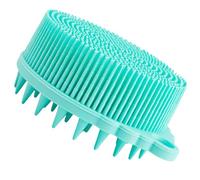 NULYLU Brosse de Bain en Silicone Douce pour Bébé Anneau Suspendu, Brosse Sensorielle Confortable Toucher, Facile Mousser, pour -nés et Garçon et Filles