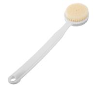 NULYLU Brosse Exfoliante Pieds Outil pour Enlever la Peau Dure avec Manche Long en Plastique et Pierre pour Soins des Pieds à Domicile ou Salons de Beauté