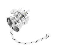 NULYLU Brûleur de Lampe à Huile Vintage 28 Trous Argenté, Accessoire de Cheminée Vintage Compatible Lampes à Pétrole Anciennes, Élément Chauffant Solide pour Luminaires Anciens,