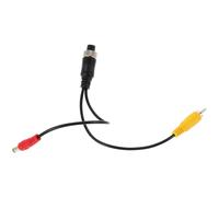NULYLU Câble D'extension pour Caméra de Recul Voiture avec Prise Femelle DC en Plastique, Support Multidevice, pour Navigation et Mise à Niveau Système de Vue Arrière