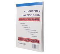 NULYLU Carnet de Reçus Gestion des Commandes et Factures Format Compact 1 Exemplaire Papier Multi-Colonnes pour Petites Entreprises Restaurants et Commerce Suivi Financier Précis