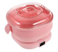 NULYLU Chauffe-cire Portable Pliable Pour Épilation Pot Silicone Facile à Nettoyer Antiadhésif Usage Maison Salon Prise Ue