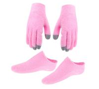 NULYLU Chaussettes Hydratantes Et Moufles Hydratants Pour Pieds Et Mains Sèches Soin De Nuit Maintiennent En Place