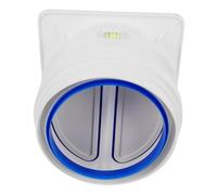 NULYLU Clapet Anti-retour Grosse Ouverture en ABS Hotte Cuisine pour Étanchéité Élevée, Ouverture Automatique par Surpression, pour Systèmes de Ventilation