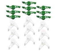 NULYLU Clips de Formation de Plantation en Plastique 40 Pièces, Outil Pliable pour Branches de Plantes et Jeunes Arbres, Réglable 360° pour Culture et Croissance des Plantes