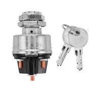 NULYLU Commutateur D'allumage Multiposition à 4 Positions avec Clé, Interrupteur de Démarrage pour Camions, Tracteurs et Engins Agricoles, Contacteur D'allumage Robuste Compatible