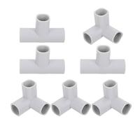 NULYLU Connecteurs en T pour Parc Bébé 8 Pièces, Plastique Robuste, Kit d’Accessoires pour Barrière Intérieure, Joints de Sécurité Modulables pour Enfants et Chiens