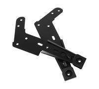 NULYLU Connecteurs Métalliques pour Canapé d'angle 2pcs en Métal Noir, Conception Multifonctionnelle Forte Capacité de Charge pour Salon et Bureau