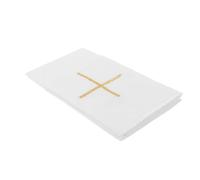 NULYLU Corporal Liturgique en Tissu pour Messe et Communion, Conserve Sa Blancheur, Usage Sacramentel, Adapté aux Manifestations Religieuses
