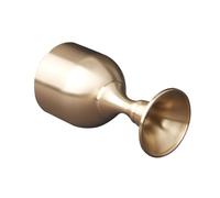 NULYLU Coupe à Vin Décorative en Laiton Doré, Goblet Rétro Unique et Noble, Multifonction pour Temples et Environnements Bouddhistes, Petit Verre à Vin Élégant