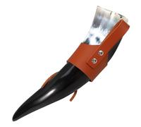 NULYLU Coupe en Corne Médiévale avec Support Pu, Tasse Viking 1 Pièce pour Vin, Bière et Hydromel, Accessoire Cosplay et Décoration Rustique Vintage, Verre à Boire Style Médiéval