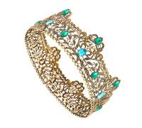 NULYLU Couronne Médiévale Pour Hommes Avec Pierres Bleues Accessoire De Costume Pour Mariage Halloween Et Fêtes Diadème Décoratif Rétro Pour Hommes Adultes