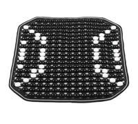 NULYLU Coussin de Siège Auto en Perles Naturelles, Ventilé et Respirant, Taille, Coussin Rafraîchissant pour Voiture, Galette D’assise Confortable pour Intérieur Automobile