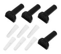 NULYLU Couvercle de Capuchon Rond pour Parapluie, 10pcs Plastique Blanc