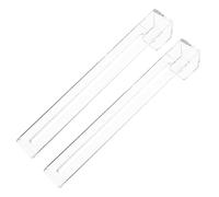 NULYLU Crochets Réglables Lot de 2 Pièces pour Aquarium Support Multipurpose en ABS pour Plateforme de Repos et Boîte D'incubation pour Cuve et Spot de Tortue