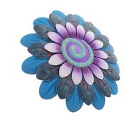 NULYLU Décoration Murale Fleurs Métal Art Mural Fleuri Décoration Murale à Suspendre Pour Jardin Balcon Salon