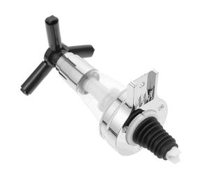 NULYLU Distributeur à Mur pour Boissons Alcoolisées Rationnées 25 Ml, Robinet en Plastique et Silicone, Doseur Mural pour Bar à Domicile, Verseur Précis pour Vin et Spiritueux, 1 Pièce