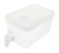 NULYLU Distributeur de Boissons 3,5 L Grande Capacité en Pp Résistant la Chaleur Robinet pour Infusions et Eau Glacée pour Fêtes et Réceptions