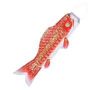 NULYLU Drapeau à Suspendre Poisson Japonerie en Tissu pour Décoration Extérieure 1Pc Manche à Air Carpe pour Festivals et Événements Couleur Vive et Design Chic