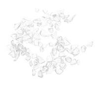NULYLU Éclats De Verre Irreguliers Pour Manucure De Charms Epoxy Pour Créations Artisanales De Nail Art Accessoires De Décoration Transparente