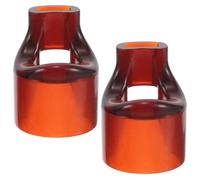 NULYLU Embouchure de Flûte G en Plastique 22mm, Lot de 2 Pièces pour Débutants et Professionnels, Accessoire Portable D’entraînement pour Flûte Traversière, Aide Souffle pour