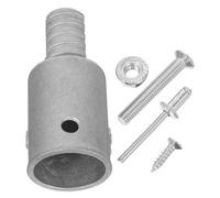 NULYLU Embout Fileté en Alliage D'aluminium pour Manche de Balai Diamètre 22 Mm, Adaptateur de Rallonge 5 Pièces, Connecteur Métallique Robuste pour Outils de Nettoyage Domestique