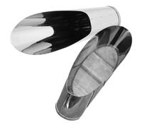 NULYLU Ensemble de 2 Pelles à Tamis en Acier Inoxydable Argenté, Légères et Sûres, pour Creuser et Transplanter Semis en Jardinage