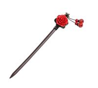 NULYLU Épingle À Cheveux Style Rétro Faite Main Rouge Chinoise Pour Femmes Et Filles Accessoire De Cheveux Pour Mariages Anniversaires Vie Quotidienne