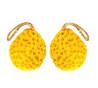NULYLU Éponge de Bain Exfoliante Nid D’abeille en Polyuréthane Hydrophile, Boule de Légère et Compacte, pour Nettoyage Profond Corps et Visage, Accessoire Bain Pratique Couleur Aléatoire