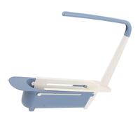 NULYLU Étagère de Rangement Télescopique en PP Design Simple Support pour Éponge et Chiffon et Organisation D'évier pour Évier pour Accessoires Cuisine