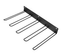 NULYLU Étagère Murale Support pour Bottes en Métal Noir Porte-Bottes Suspendu Robuste pour Bottes Hautes pour Organisation de Placard et Rangement Chaussures 1 Pièce