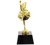 NULYLU Figurine Design Réaliste et Délicat en Plastique Or de Danseuse de Ballet Base Stable Lors de Spectacles de Talents pour Remises de Prix