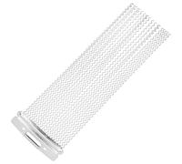 NULYLU Fil de Caisse Claire à 20 Brins en Étain et Fer Robuste Facile à Installer Ceinture Métallique Argenté pour Tambour Caisse Claire Simple et Classique