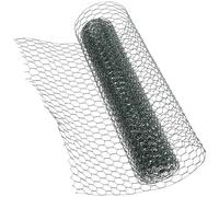 NULYLU Grillage Hexagonal Vert pour Poules en Fil Galvanisé | Mailles Fines, Structure Robuste, Usage Extérieur pour Guirlandes de Noël et Travaux Créatifs