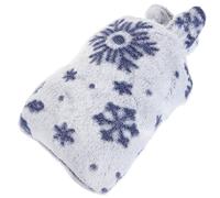 NULYLU Housse Bouillotte pour Mains 1l en Peluche Douce, Lavable et Réutilisable, Protection Anti-brûlure pour Soulager Douleurs et Réchauffer L'hiver