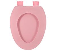 NULYLU Housse de Siège de Toilette Rembourrée en Mousse Haute Résilience, Forme en V, Épaisse et Chaude, pour Salle de Bain à Domicile ou Hôtel, Dimensions 43x35,5x4 Cm