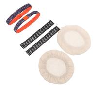 NULYLU Kit D'accessoires pour Bocal de Levain et pour Couvercles en Tissu en Coton, Bandes de Date Autocollants Thermomètre Fermentation et