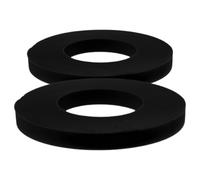 NULYLU Kit de 2 Silentblocs Amortisseurs Universels en Caoutchouc Noir, Anneaux D’absorption des Chocs Suspendre Voiture, Rondelles de Tampon D’amortissement, Accessoires Automobiles