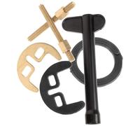 NULYLU Kit de Fixation pour Robinet Rondelle Circlip et Écrou, en Cuivre et Acier Inoxydable, Structure Robuste et Étanchéité Fiable, pour Réparation de Robinet Cuisine et Salle de Bain