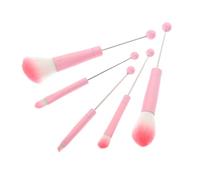 NULYLU Kit De Pinceaux De Maquillage 5 Pièces Outils De Beauté Du Visage Pinceaux Estompeurs Pour Femmes Et Filles Ensemble De Pinceaux Cosmétiques Avec Manche