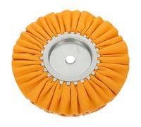 NULYLU Kit de Polissage Professionnel Roue de Polissage en Coton Orange Accessoires pour Outils Rotatifs de Pièces Automobiles et Machines