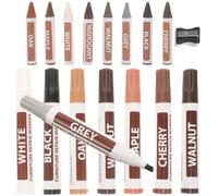 NULYLU Kit de Réparation des Rayures Sol et Meubles en Bois, Stylo à Gratter Plastique, Résistant la Décoloration, pour Ameublement Maison