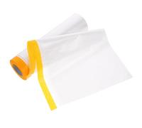 NULYLU Kit D'isolation pour Fenêtres D'hiver 1,5m X 20m Film Isolant Transparent Pe avec Bande de Positionnement, Rouleau Isolant Thermique Anti-froid, Film Rétractable pour Grandes