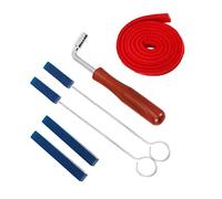 NULYLU Kit D'outil D'accordage de Piano 6 Pièces n Métal et Accessoires en Caoutchouc pour Ajuste la Qualité Sonore sans L'endommager, pour Débutants