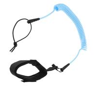 NULYLU Laisse de Cheville Attache Rapide en TPU Bleu Structure Enroulée pour Paddleboard et Kayak Sports Nautiques