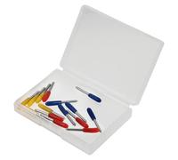 NULYLU Lames de Rechange en Acier Tungstène 15 Pièces 30°, 45° et 60° pour Cutter Rotatif Précision, Outils de Coupe pour Découpeuse de Vinyle Professionnelle