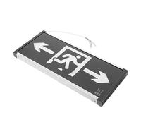 NULYLU Lampe De Secours Murale Led Double Face Suspendue Voyant De Sortie De Secours Lumineux Pour Lieux Publics Et Évacuation Installation Murale Usage D’urgence