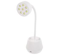 NULYLU Lampe LED pour Ongles en Gel 24w Col Flexible Lampe UV Manucure Professionnelle Séchage Rapide Gel Compacte pour Nail Art à Domicile
