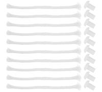 NULYLU Lot de 10 Ensembles de Mèches pour Lampe à Alcool et Torche Tiki en Coton Blanc Illumination Fiable et Applications Polyvalentes pour Camping et Recherche Scientifique