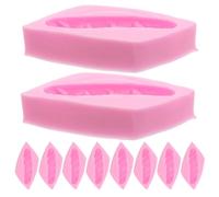 NULYLU Lot de 10 Moules en Silicone Rose pour Fondant Gâteau Mini Hamburger, Moules à Pâtisserie Multifonctions Détails Fins pour Décoration DIY et Art Résine
